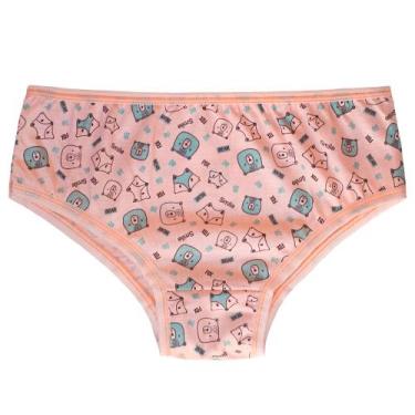 Imagem de Kit 30 Calsinha Lingerie Infantil Para Criança Poliéster Revenda - Emp