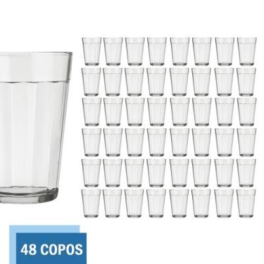 Imagem de Kit 48 Copo Americano Vidro Cerveja 190ml Transparente Nadir - NADIR F