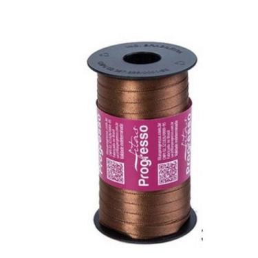 Imagem de Fita de Cetim Progresso 7mm nº1 - 100m Cor 391 Marrom - 01 unidade - F