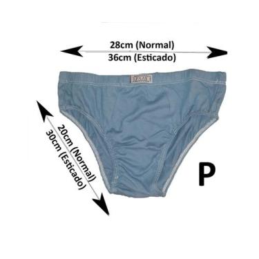 Imagem de Kit 10 Cuecas Slip Cueca Masculina 100% Algodão - Plus Size G3 G2 G1 G