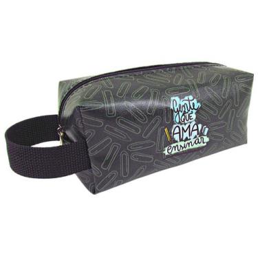 Imagem de Necessaire Box Médio Masculino Professor - Look, Verde