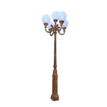 Imagem de Poste paris 5 luz iluminação praça fazenda ferro fundido pronto artes