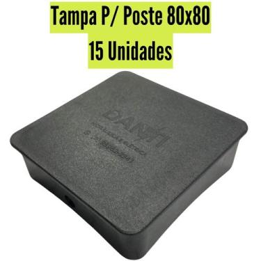 Imagem de Tampa Chapéu P/ Poste 80x80 90 DAN Padrão Enel/Bandeirantes - Danti, 1