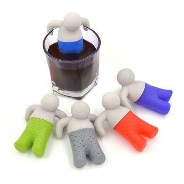 Imagem de 60 Infusores Bonecos Silicone Filtro - Novo Seculo