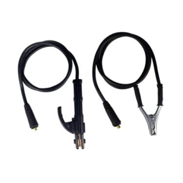 Imagem de harayaa 2x Suporte de eletrodo de soldagem Braçadeira de haste de soldagem Ferramenta de bastão Suporte de eletrodo Alicate de fixação