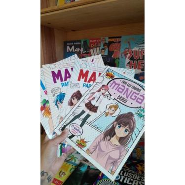 Imagem de Coleção Mangá C/4 Livros - Colorindo e Criando - Universo Criativo