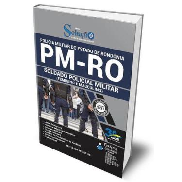 Imagem de Apostila PM-RO - Soldado Policial Militar (Feminino e Masculino)