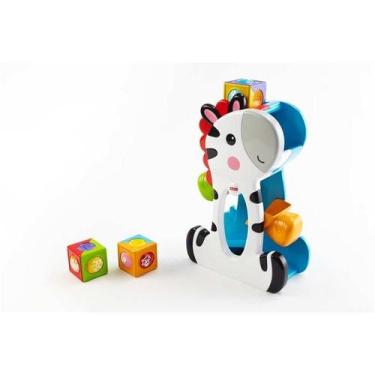Imagem de Fisher-price infant zebra blocos surpresa mattel