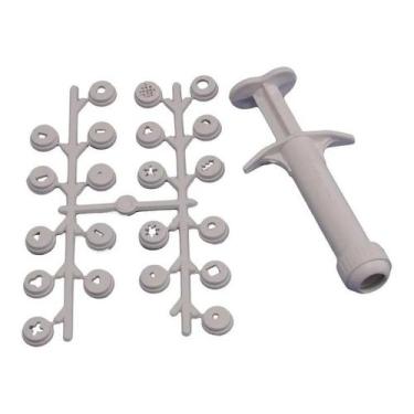 Imagem de Extrusora Plástica Para Massas Biscuit Com 19 Discos Gazoni