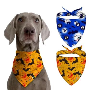 Imagem de Polaina e bandana Horrible Pumpkin Dog - Cachecol refrescante para cães grandes, raças pequenas e médias - Decorações de Halloween ao ar livre presentes 3D 1 peça