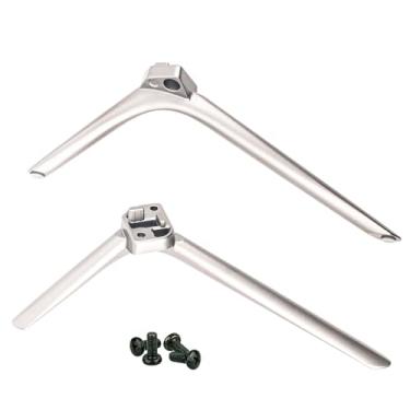 Imagem de Suporte de mesa 55U6G para TV compatível com Hisense 55 polegadas Class U6G Series Quantum ULED 4K ULED Smart Android TV modelo 55U6G, suporte de TV para TV Hisense de 55 polegadas 55 polegadas 55U6G,