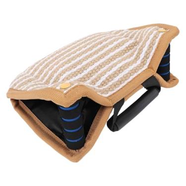 Imagem de Travesseiro para Mordida de Cachorro, Brinquedo de Reboque de Cunha para Mordida de Cachorro para Malinois, Brinquedo de Reboque de Juta Resistente para Cães Médios a Grandes