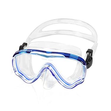 Imagem de EverSport Óculos de Natação Adulto com Proteção Nasal para Mulheres E Homens Sem Vazamento, Máscara de Mergulho com Visão Ampla E Transparente, Óculos de Natação Em Piscina Em Águas Abertas, Óculos De