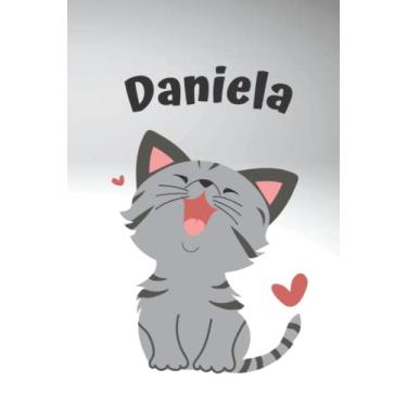 Imagem de Daniela | personalisiertes Notizbuch | Katze | DIN A5, 120 Seiten, Dots, Hardcover | Notes