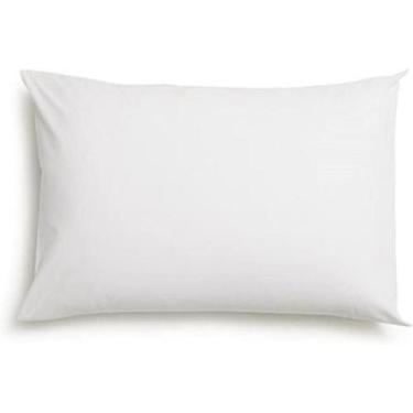 Imagem de Fronha Avulsa Branca Lisa Envelope Malha Travesseiro 70X50Cm - Belcapa