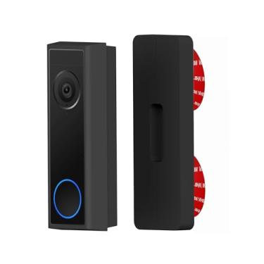 Imagem de Mars Outpost Suporte adesivo adesivo sem perfuração compatível com campainhas Eufy sem perfuração Proteja as paredes Campainha capa de chuva proteção contra brilho, sem perfuração montagem de canto em