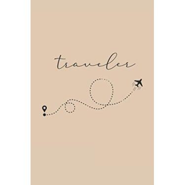 Imagem de Reisetagebuch, Travelbook A5, beige: 120 Seiten, 6x9 Inc., Tagebuch, Reise, Travel, Welt, Weltkarte, Wanderlust, Weltenbummler, Abenteuer, Erlebnisse, ... Ideenbuch, Schreibheft, Traveltagebch