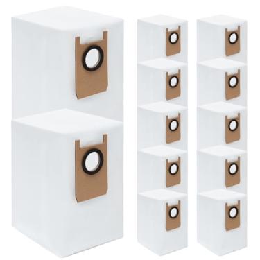 Imagem de Pacote com 12 sacos de pó de substituição compatíveis com aspirador de pó robô Eufy Omni S1 Pro