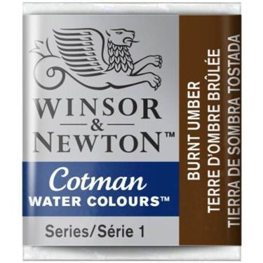 Imagem de Aquarela Cotman W&N Burnt Umber Half Pan 076