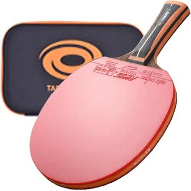 Imagem de Raquete de raquete de tênis de mesa profissional, alça com lindo design coordenado por cores