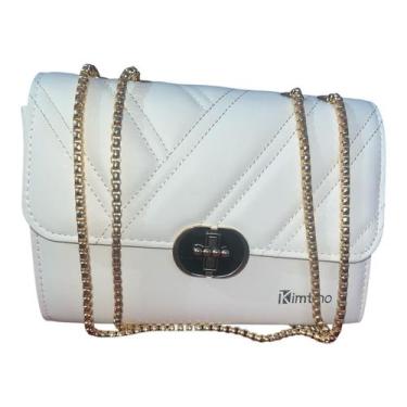 Imagem de Bolsa Feminina Tiracolo com Alça de Corrente  Elegância e Sofisticação