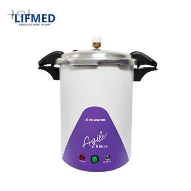Imagem de Autoclave Volaremed 5 Litros, Roxo, 220V