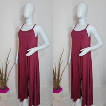 Imagem de Macacão Pantalona Saruel Alcinha Com Bolso  - nascimentomodas2020, Vin