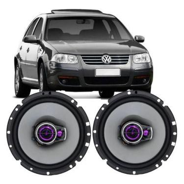Imagem de Kit Alto Falante Pioneer Porta Dianteira Vw Bora 100w Par, Preto