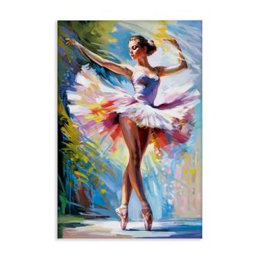 Imagem de Stupell Industries Embrace In Motion Ballet Canvas Wall Art Design por Leon Devenice, 20 x 30