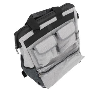 Imagem de Mochila da Ferramenta de Eletricista, Bolsa de Ferramentas Com Alto Desgaste Resistente Ao Desgaste Com Revestimento Impermeável, Fundo de Plástico ABS, Alça de Ombro Duplo, para