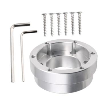 Imagem de BaotyJie Adaptador de volante Adaptador Modificação de peças de reposição Raciações de carro Adaptador de roda de carro Acessórios para G920 G923 G29, Prata