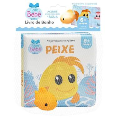 Imagem de Livro - Amiguinhos Luminosos no banho: Peixe