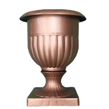 Imagem de Vaso Decoração/Cachepô Redondo Taça alta - Vaso de Planta Grego Arthemis COR:Bronze