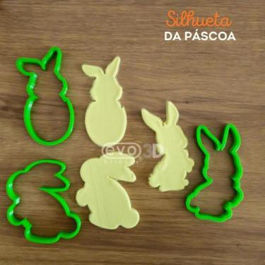Imagem de Cortador de Biscoito para Páscoa Cortadores de Massa para Confeiteiro 