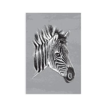 Imagem de Placa Decorativa MDF Safari Zebra 20x30cm - Quartinhos