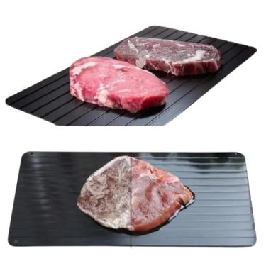 Imagem de Tábua de Descongelamento Rapido de Alimentos, Tábua Magica, (G: 30x23cm) (M:23X17cm)