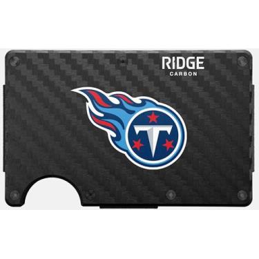 Imagem de The Ridge NFL Edition, carteira masculina minimalista de metal de alumínio – bloqueio RFID, elástico, bolso frontal fino para cartão de crédito com alça para dinheiro e um clipe de dinheiro adicional