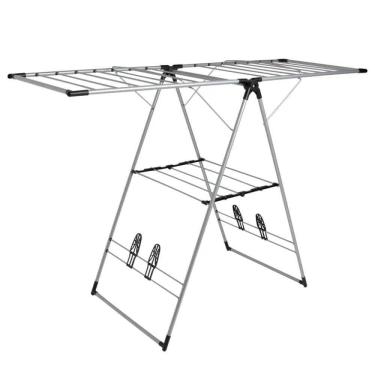 Imagem de Varal de Chão em Aço 1,51m x 59,5cm x 1,05m 006201 MOR