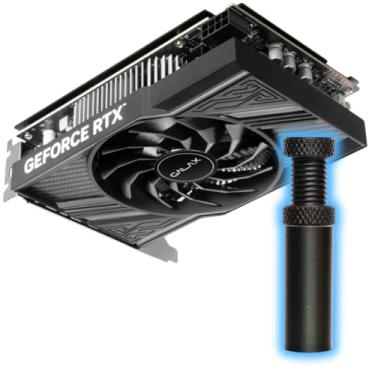 Imagem de Suporte Apoio Nivelador Placa De Vídeo Gpu Vga Com Altura Ajustável Regulagem por rosca Anti-empenamento