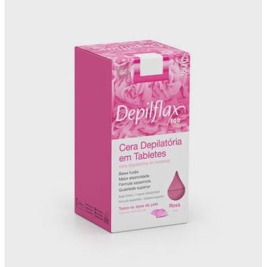 Imagem de Cera Depilatória em Tabletes Rosa 250g - Depilflax