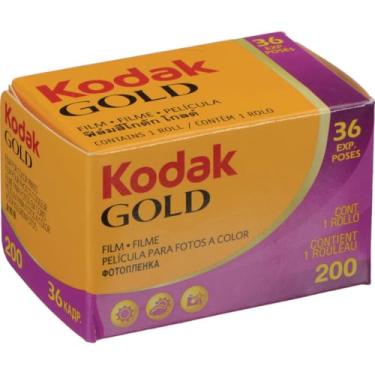 Imagem de Kodak Filme dourado 200 velocidade 36 exposição 35 mm