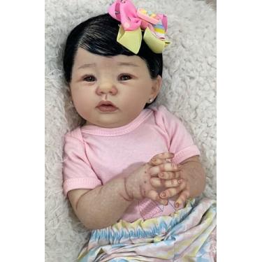 Imagem de Bebe Reborn Menina Realista Toma Banho Mama E Faz Xixi