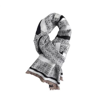 Imagem de Cachecol de mistura de algodão para inverno quente lenços femininos respiráveis e macios lenços de pescoço outono inverno estola elegante