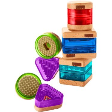 Imagem de Conjunto de brinquedos de madeira Toy Fisher-Price Surprise Inside Shapes