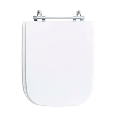 Imagem de Assento Sanitário Tampa De Vaso Branco Resina Poliester Tivoli Para Bacia Ideal Standard