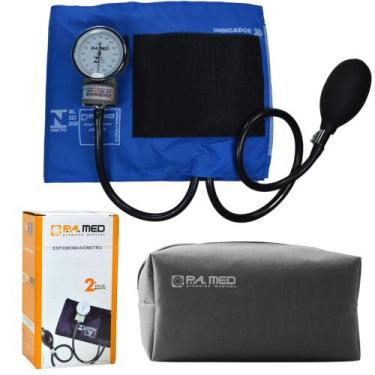 Imagem de Aparelho Pressao Esfigmomanometro Aneroide Manual Obeso - Love Saude, 