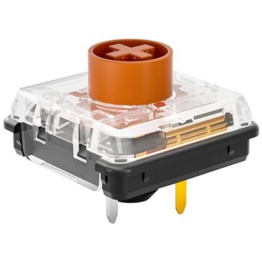 Imagem de Interruptor V2 de baixo perfil Kailh Choc para teclado mecânico para jogos, interruptor tátil de 5 pinos (marrom, 72 peças)