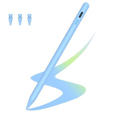 Imagem de Lápis para iPad 2024-2018, caneta para iPad com uso de 12 horas, rejeição de palma, sensibilidade de inclinação, caneta Stylus para iPad 10/9/8/7/6, iPad Pro 32.8 cm/27.9 cm/33.0 cm M4, iPad Mini 6/5
