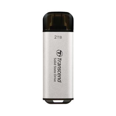 Imagem de Transcend 2TB ESD300S, unidade externa de estado sólido, SSD portátil, compatível com iPhone 4K ProRes, até 1050 MB/s, tipo C, prata - TS2TESD300S