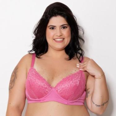 Imagem de Sutiã Lingerie Plus Size com Bojo em Renda - Carolina Wuyk, Preto, 48